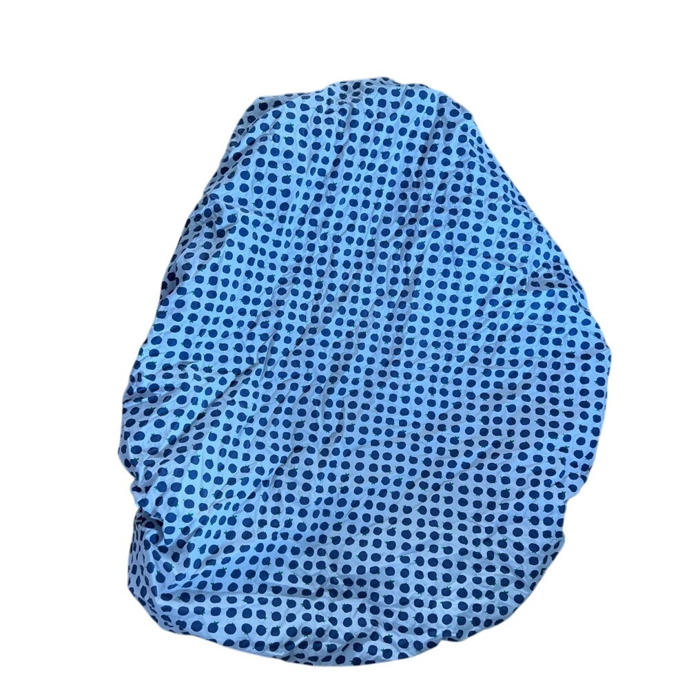 The Land of Nod blueberry print fitted crib sheet‎